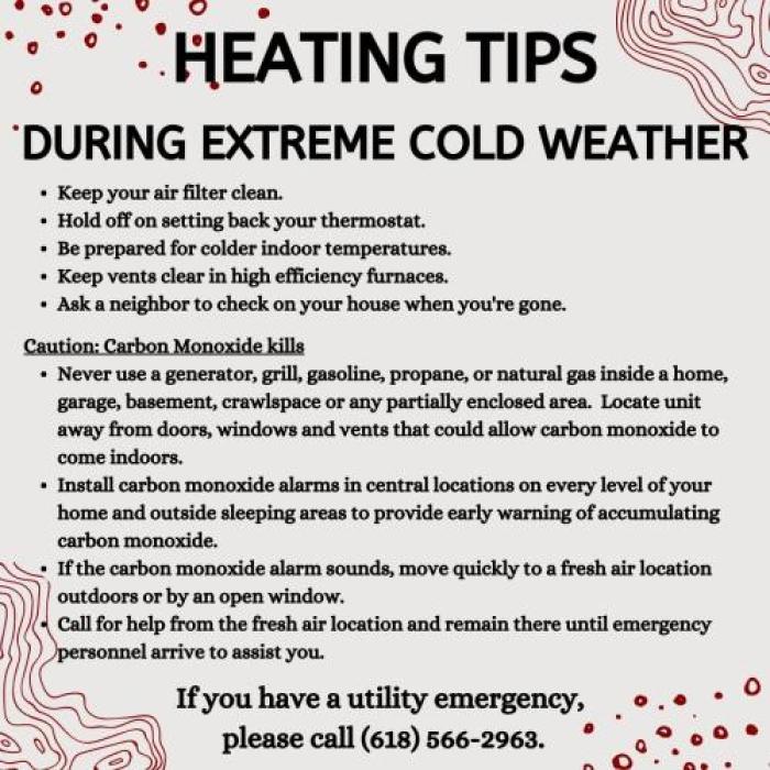Heating Tips