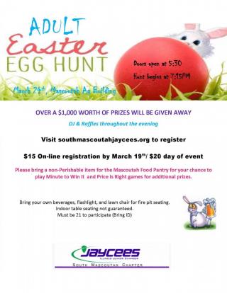 Jaycees Egg Hunt Flyer