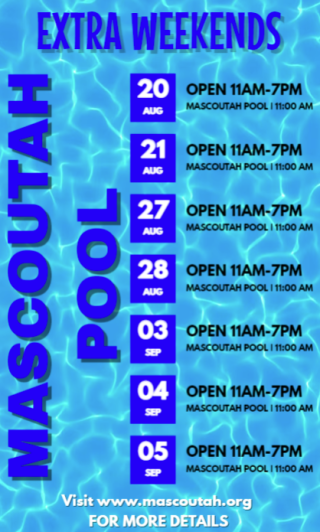 Mascoutah Pool - Added Weekends